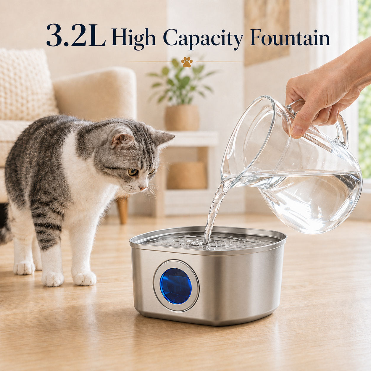 RipplePaws Flow One Water Fountain